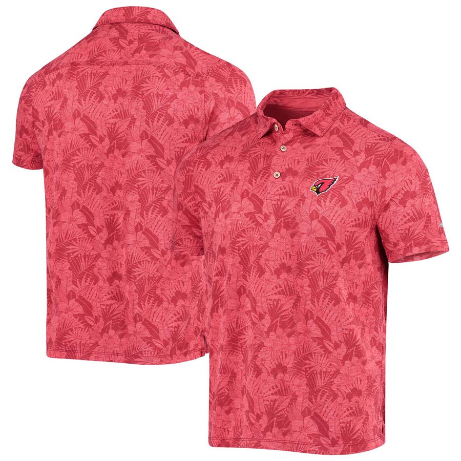 Arizona Cardinals Tommy Bahama Sport Palmetto Palms Polo - Cardinal