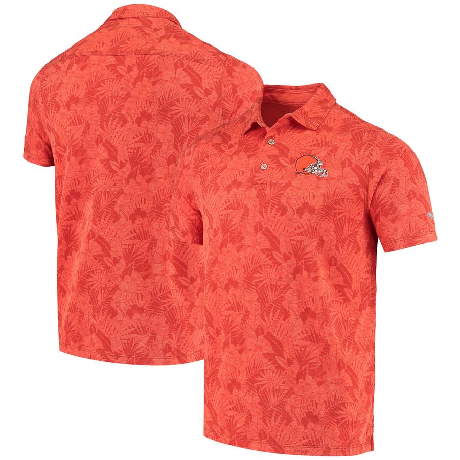 Cleveland Browns Tommy Bahama Sport Palmetto Palms Polo - Orange