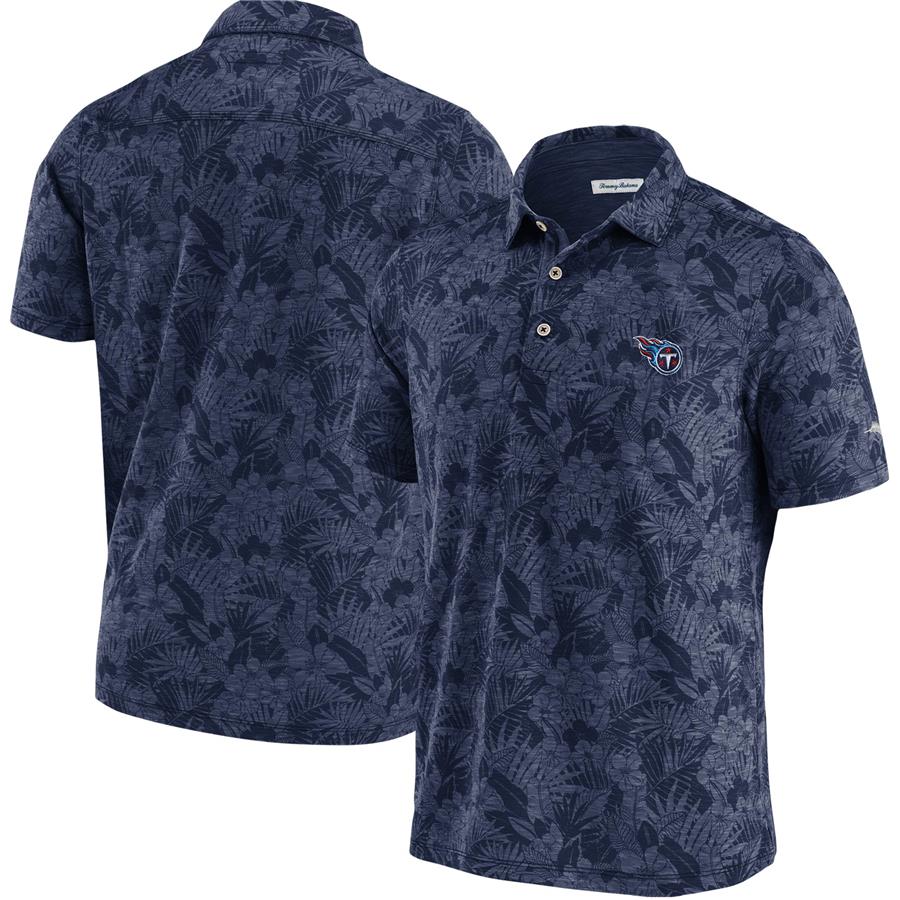 Tennessee Titans Tommy Bahama Sport Palmetto Palms Polo - Navy