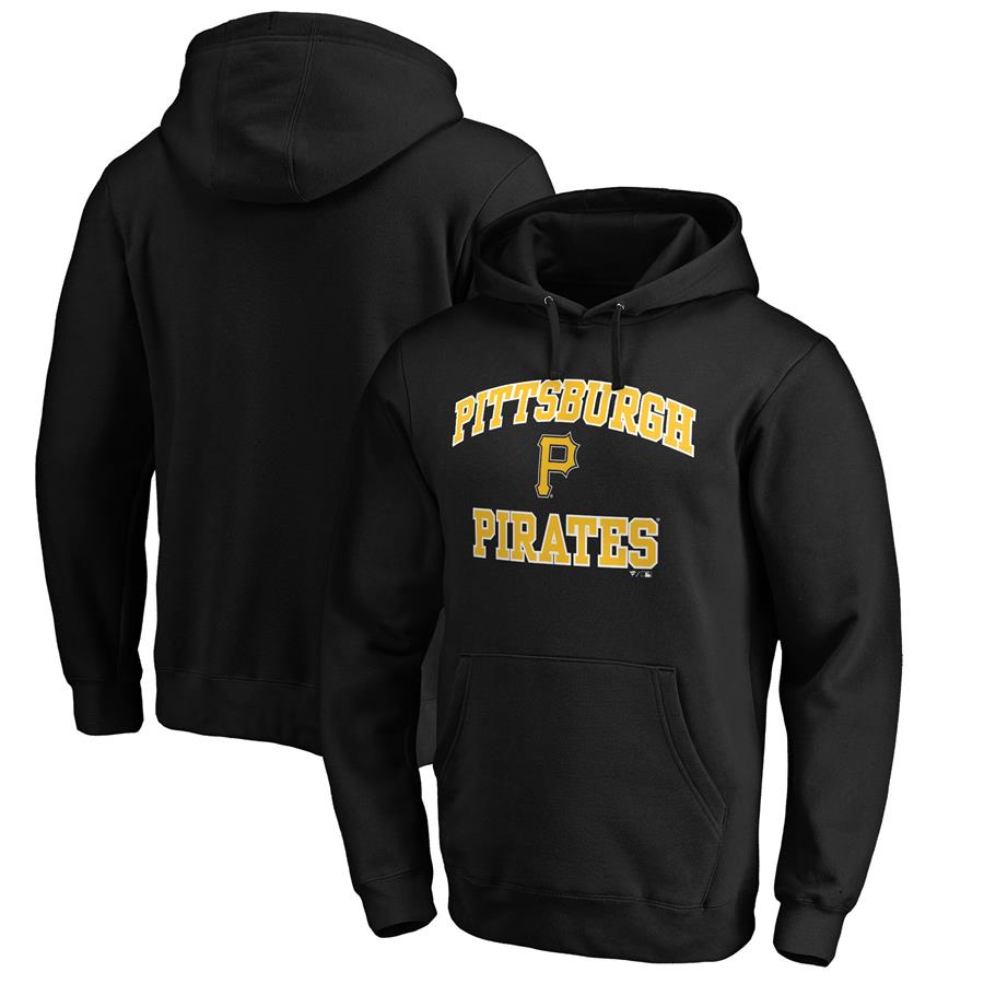 Pittsburgh Pirates Fanatics Branded Heart & Soul Pullover Hoodie - Black