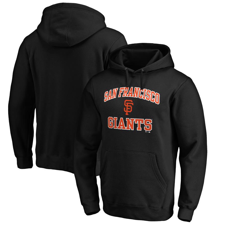 San Francisco Giants Fanatics Branded Heart & Soul Pullover Hoodie - Black