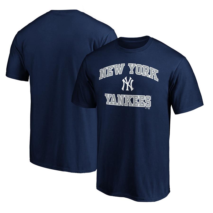Футболка New York Yankees Fanatics Branded Team Heart & Soul (тёмно-синий)