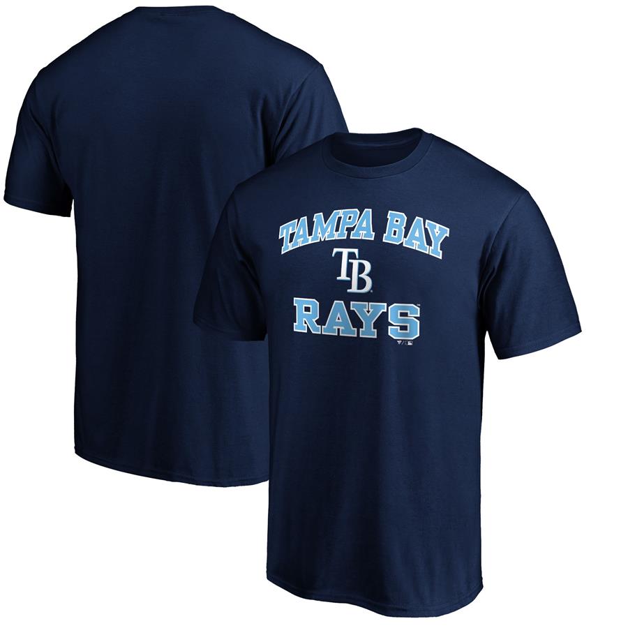 Tampa Bay Rays Fanatics Branded Team Heart & Soul T-Shirt - Navy