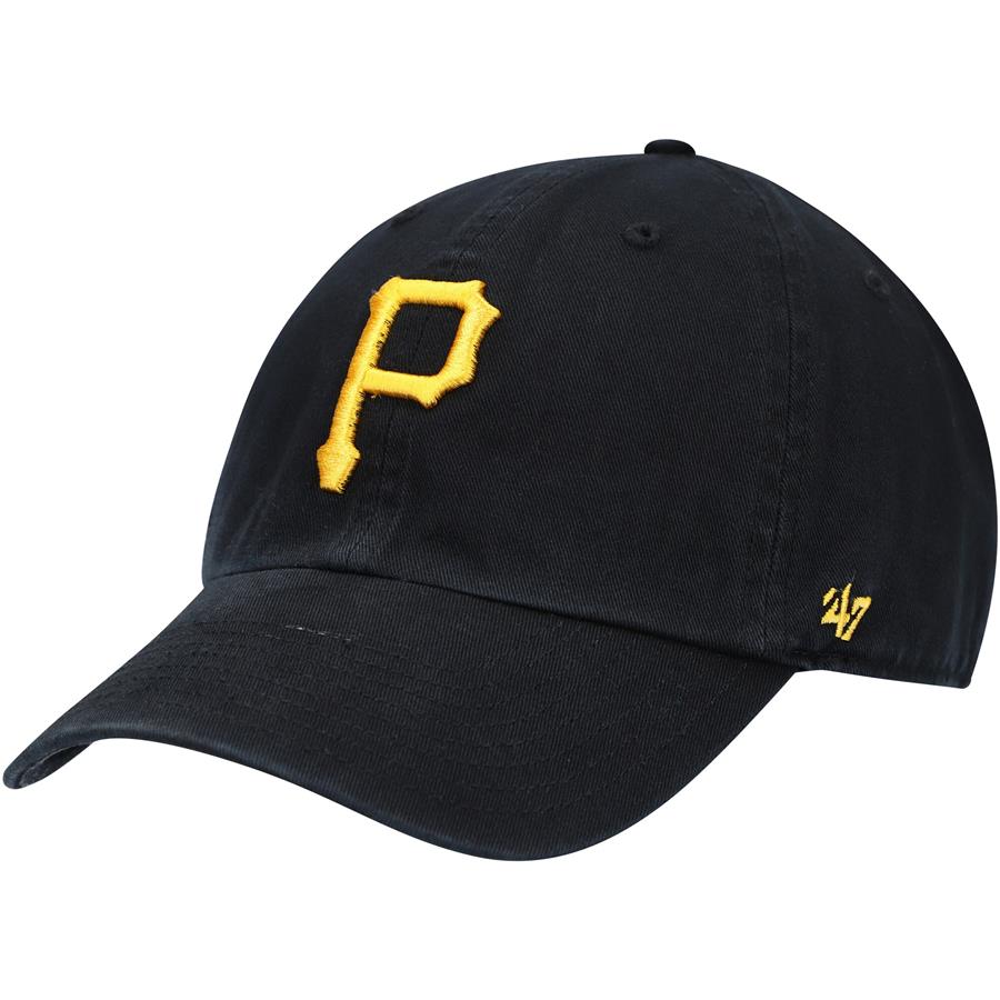 Pittsburgh Pirates '47 Home Clean Up Adjustable Hat - Black