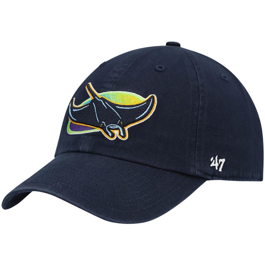 Tampa Bay Rays '47 Alternate Clean Up Adjustable Hat - Navy