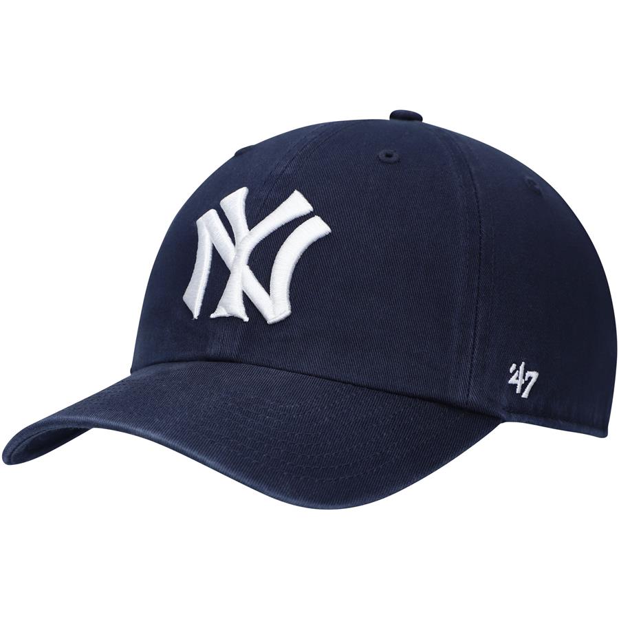 New York Yankees '47 Logo Cooperstown Collection Clean Up Adjustable Hat - Navy