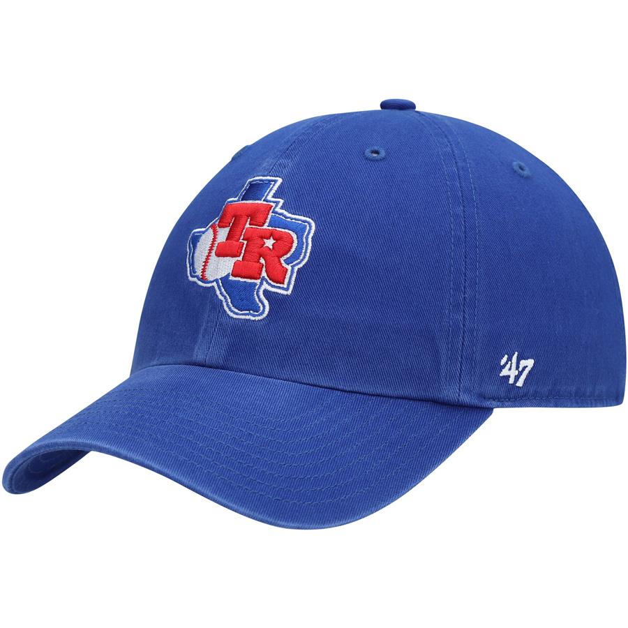 Texas Rangers '47 Team Logo Cooperstown Collection Clean Up Adjustable Hat - Royal