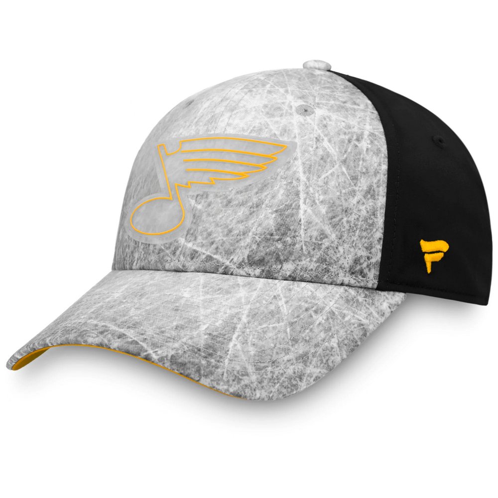 St. Louis Blues Fanatics Branded Ice Field Flex Hat - Gray