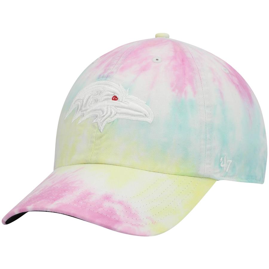 Baltimore Ravens '47 Women's Tie-Dye Clean Up Adjustable Hat