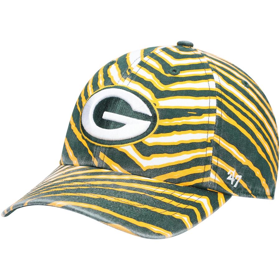 Green Bay Packers '47 Zubaz Clean Up Adjustable Hat - Green