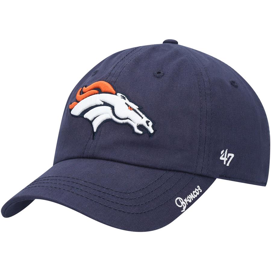 Denver Broncos '47 Women's Miata Clean Up Primary Adjustable Hat - Navy