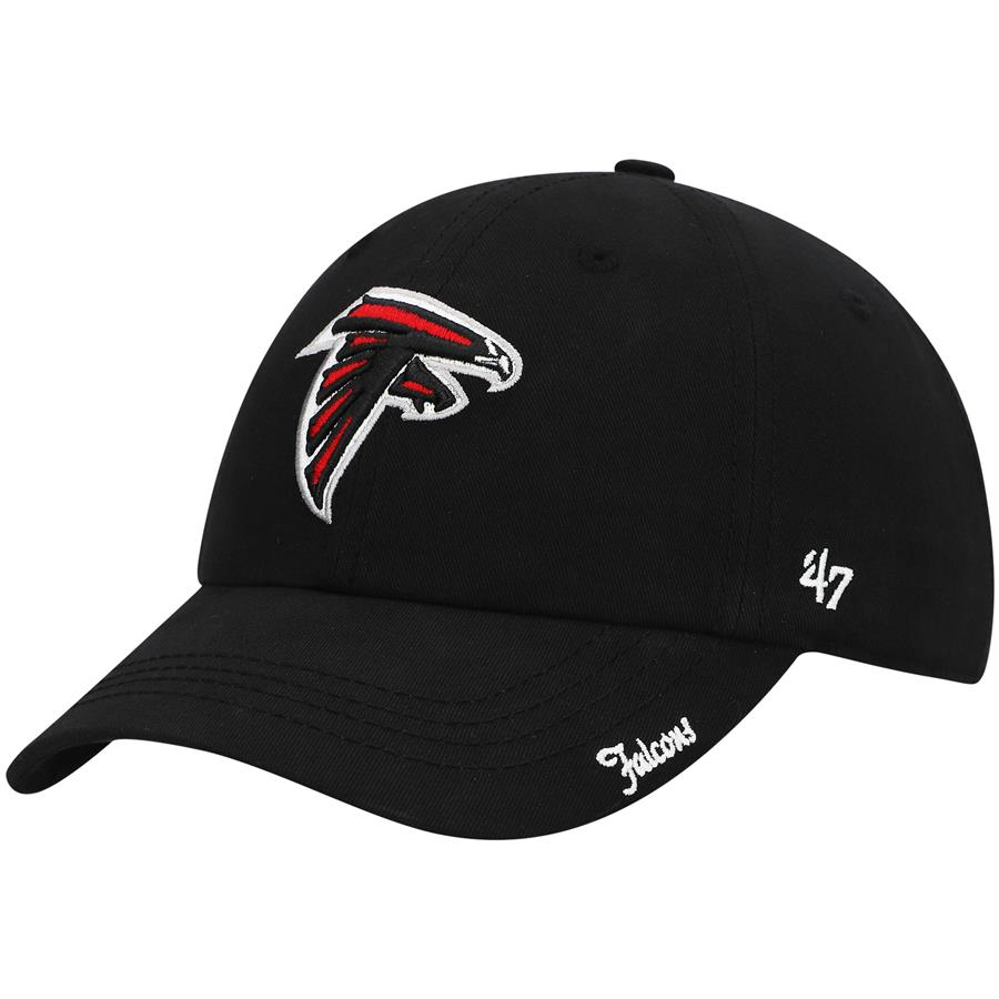 Atlanta Falcons '47 Women's Miata Clean Up Primary Adjustable Hat - Black