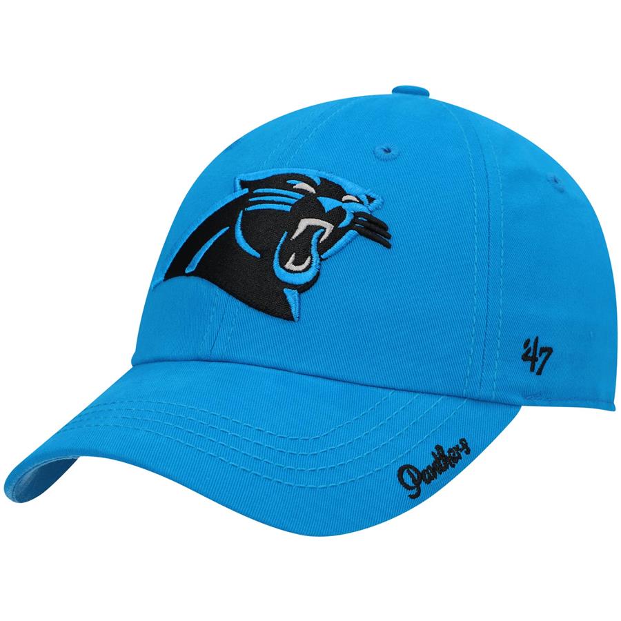 Carolina Panthers '47 Women's Miata Clean Up Primary Adjustable Hat - Blue