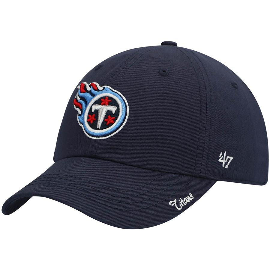 Tennessee Titans '47 Women's Miata Clean Up Primary Adjustable Hat - Navy
