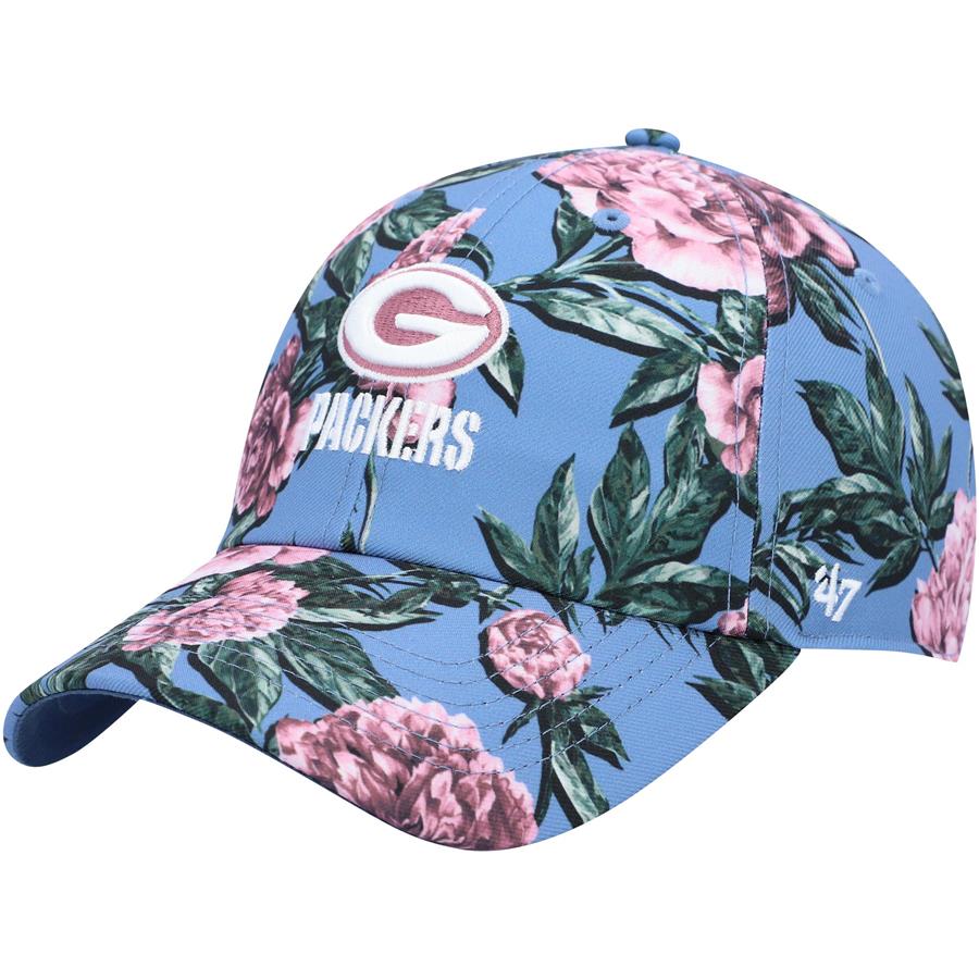 Green Bay Packers '47 Women's Peony Clean Up Adjustable Hat - Blue