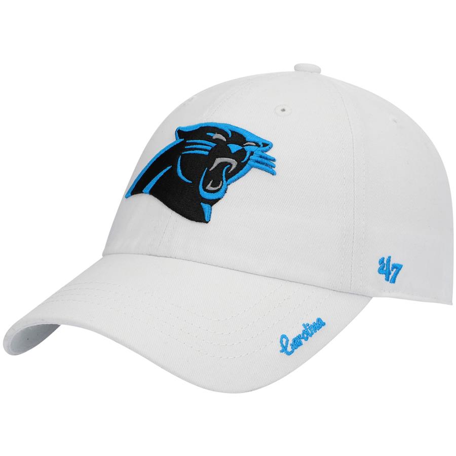 Carolina Panthers '47 Women's Miata Clean Up Logo Adjustable Hat - White