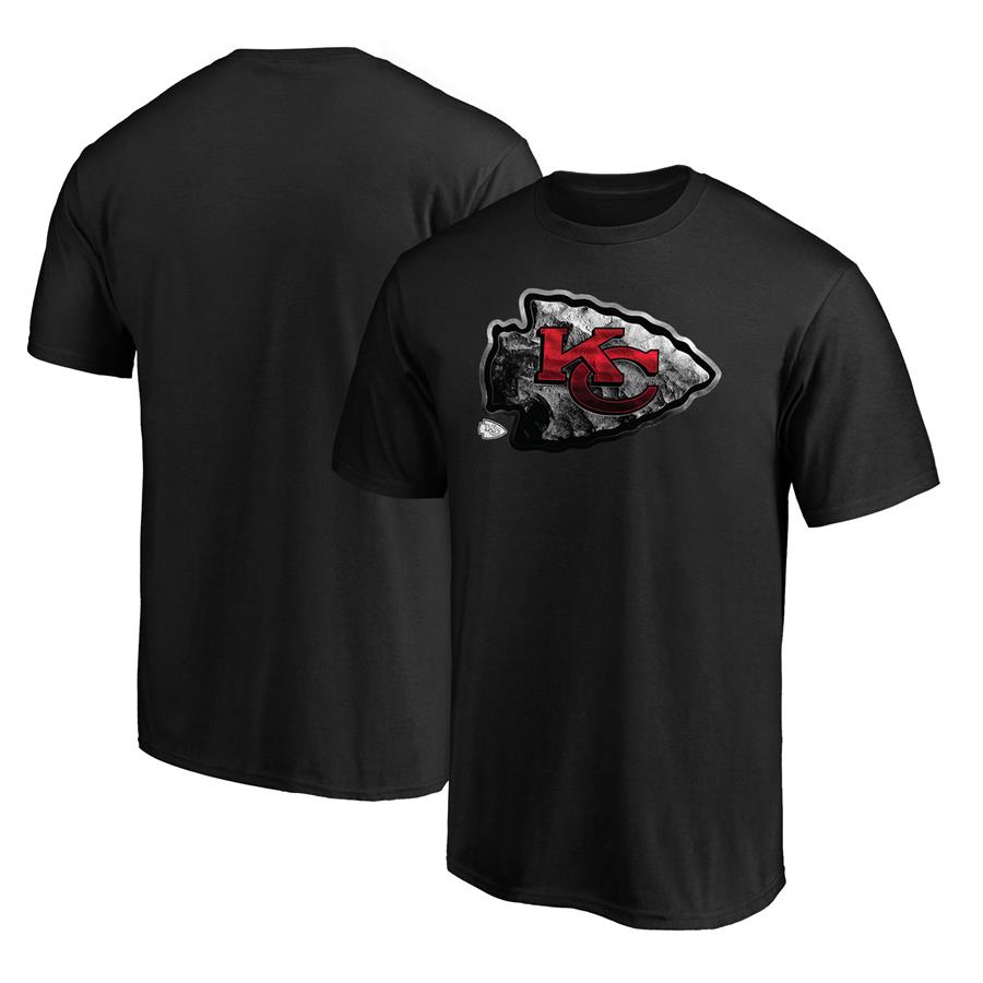 Kansas City Chiefs Fanatics Branded Midnight Mascot Logo T-Shirt - Black