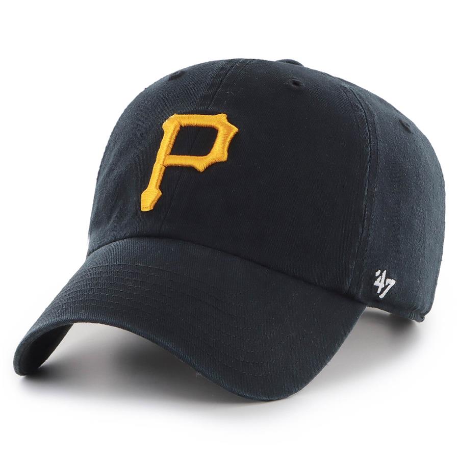 Pittsburgh Pirates '47 Heritage Clean Up Adjustable Hat - Black