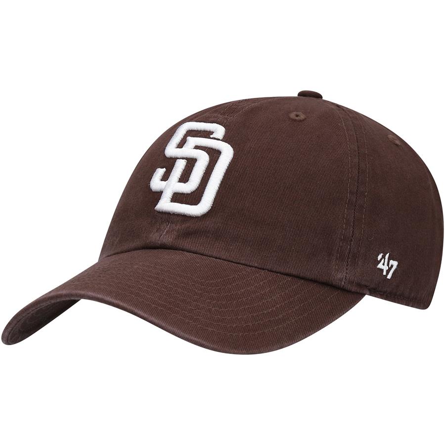 San Diego Padres '47 Heritage Clean Up Adjustable Hat - Brown