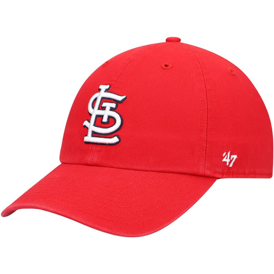 St. Louis Cardinals '47 Heritage Clean Up Adjustable Hat - Red