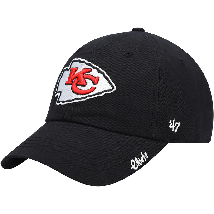 Kansas City Chiefs '47 Women's Miata Clean Up Secondary Adjustable Hat - Black