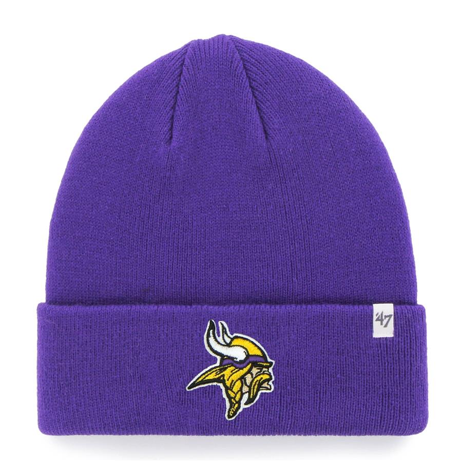 Minnesota Vikings '47 Primary Basic Cuffed Knit Hat - Purple