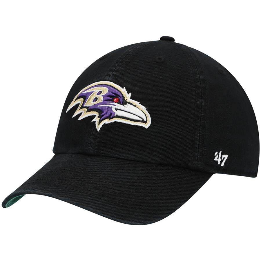 Baltimore Ravens '47 Franchise Logo Fitted Hat - Black