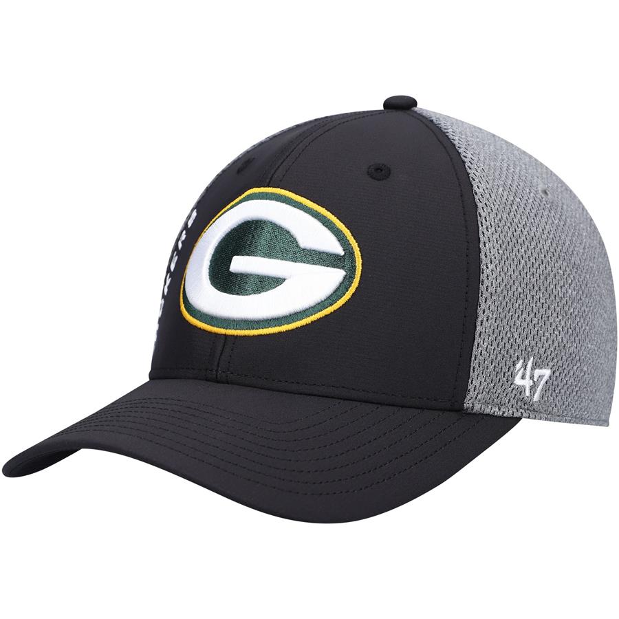 Green Bay Packers '47 Wycliff Contender Flex Hat - Black