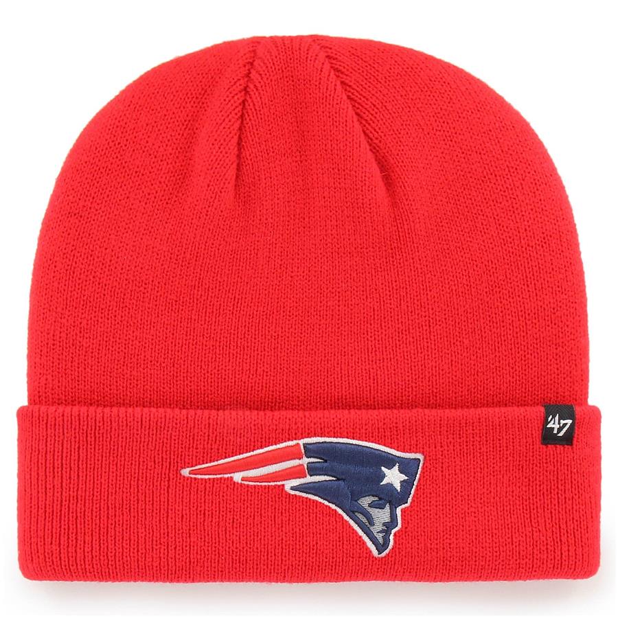 New England Patriots '47 Secondary Basic Cuffed Knit Hat - Red