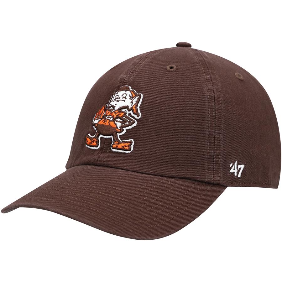 Cleveland Browns '47 Clean Up Legacy Adjustable Hat - Brown