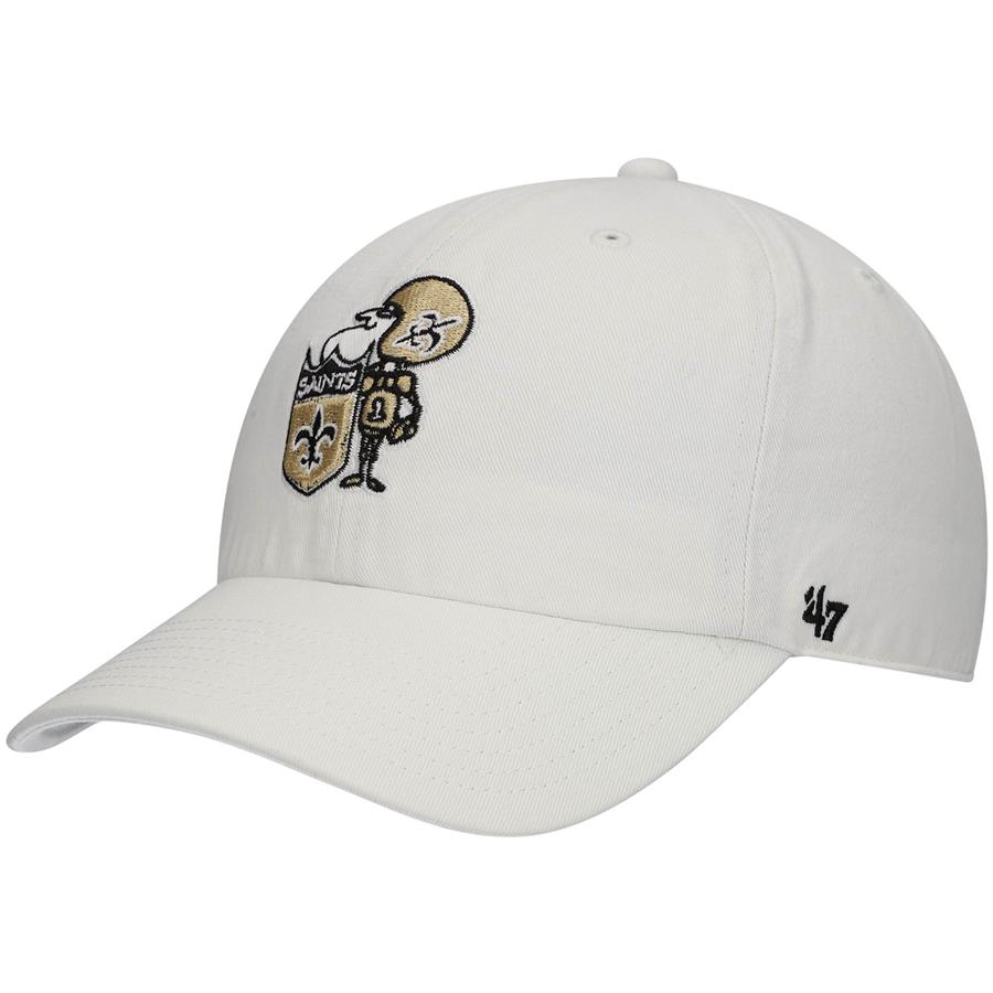 New Orleans Saints '47 Clean Up Legacy Adjustable Hat - White