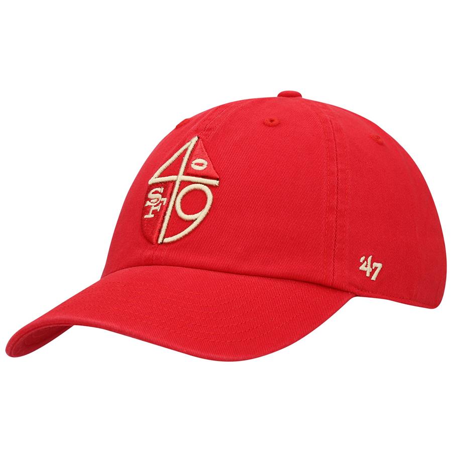 San Francisco 49ers '47 Clean Up Legacy Adjustable Hat - Scarlet