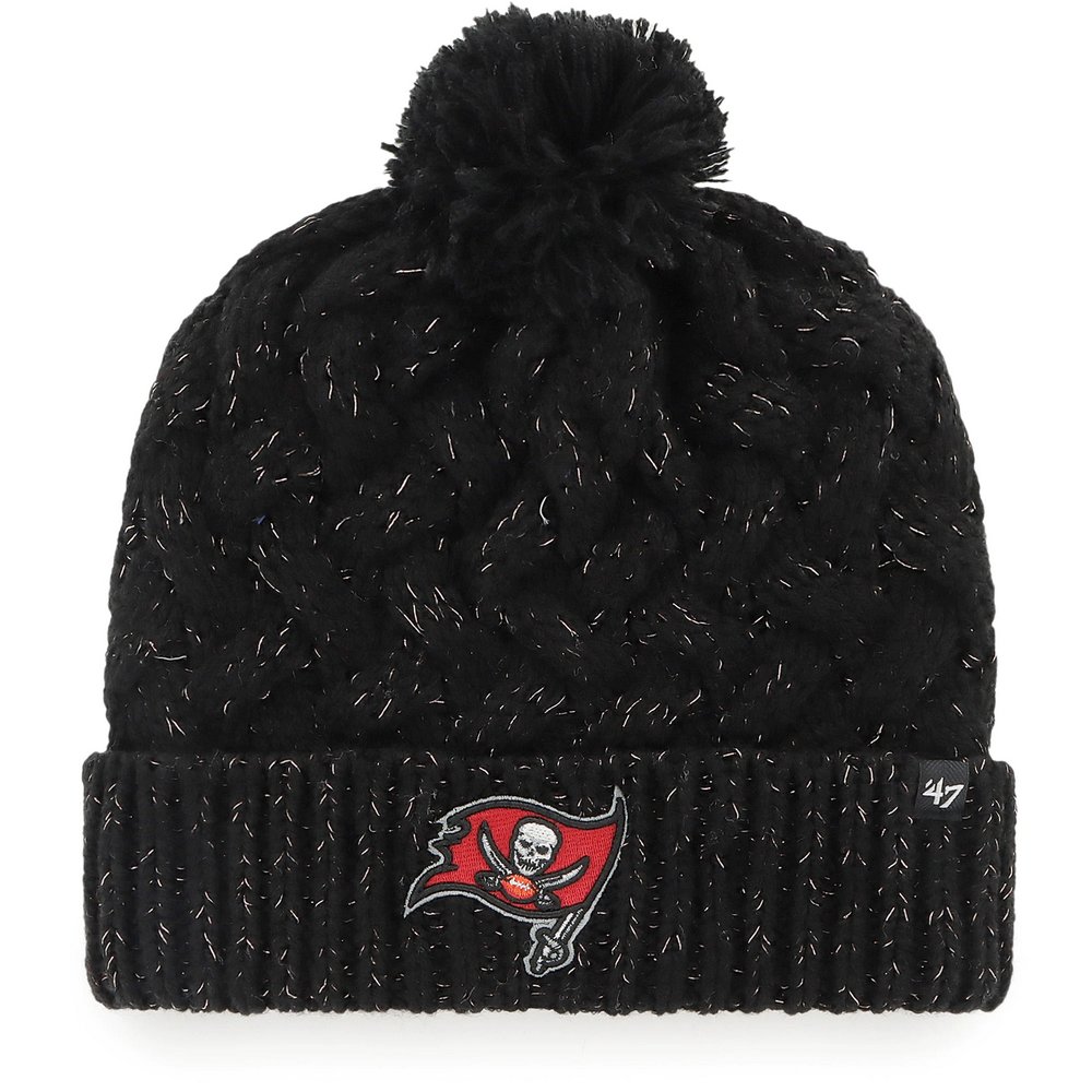 Tampa Bay Buccaneers '47 Women's Fiona Logo Cuffed Knit Hat with Pom - Black