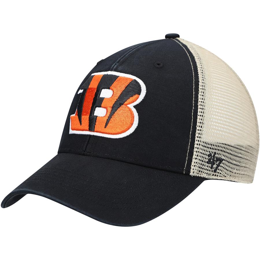 Cincinnati Bengals '47 Flagship MVP Snapback Hat - Black