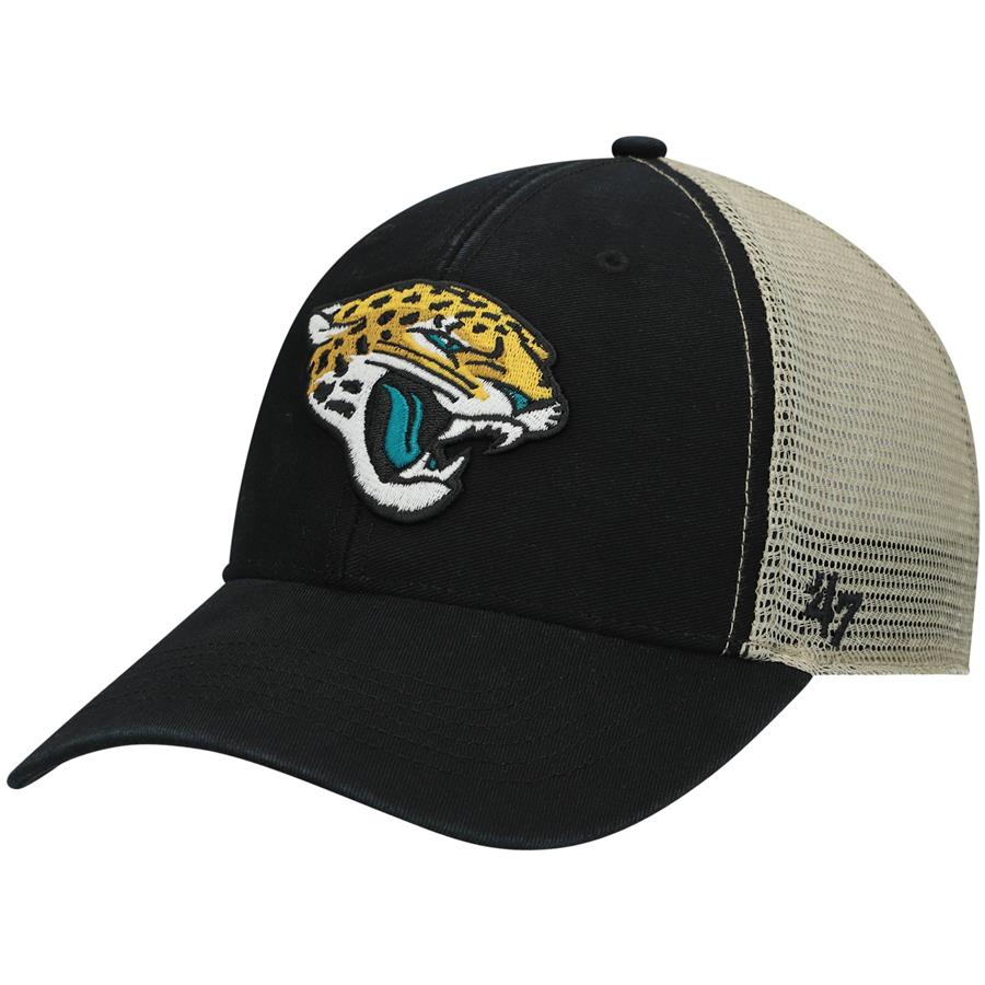 Jacksonville Jaguars '47 Flagship MVP Snapback Hat - Black