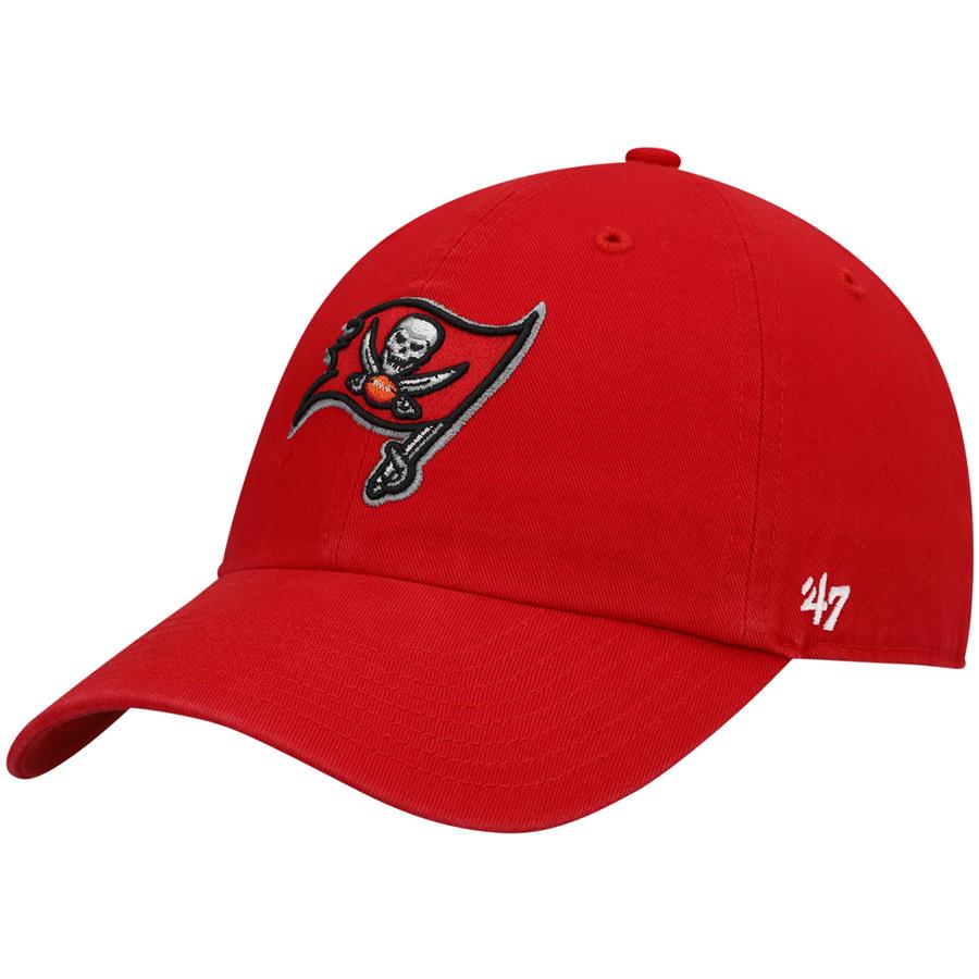 Tampa Bay Buccaneers '47 Primary Logo Clean Up Adjustable Hat - Red