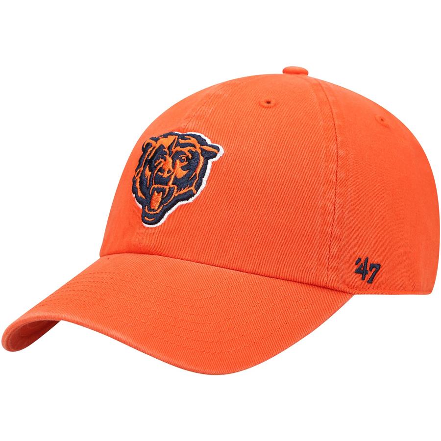 Chicago Bears '47 Secondary Clean Up Adjustable Hat - Orange