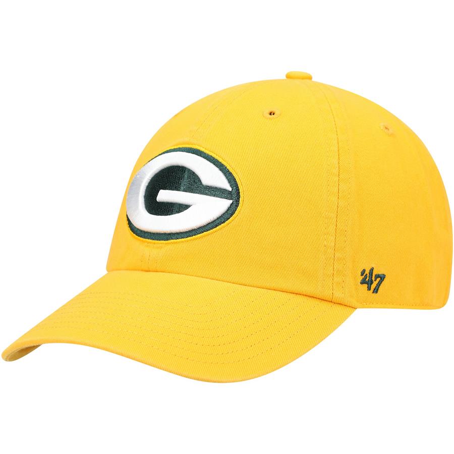 Green Bay Packers '47 Secondary Clean Up Adjustable Hat - Gold