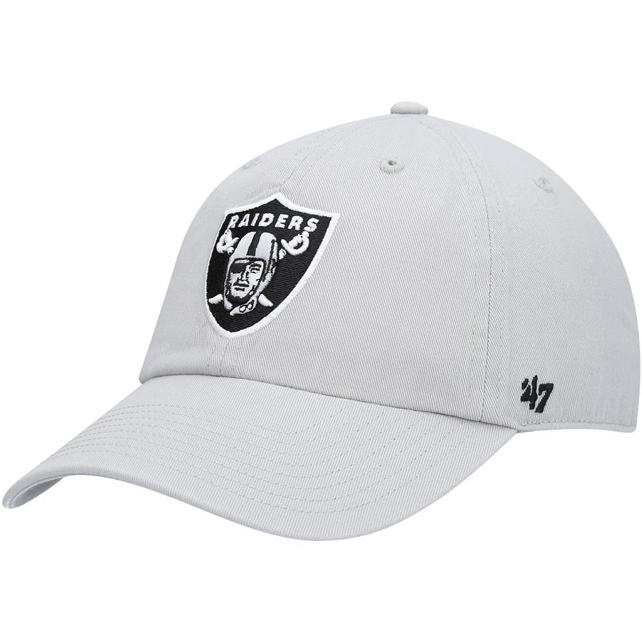 Las Vegas Raiders '47 Secondary Clean Up Adjustable Hat - Gray