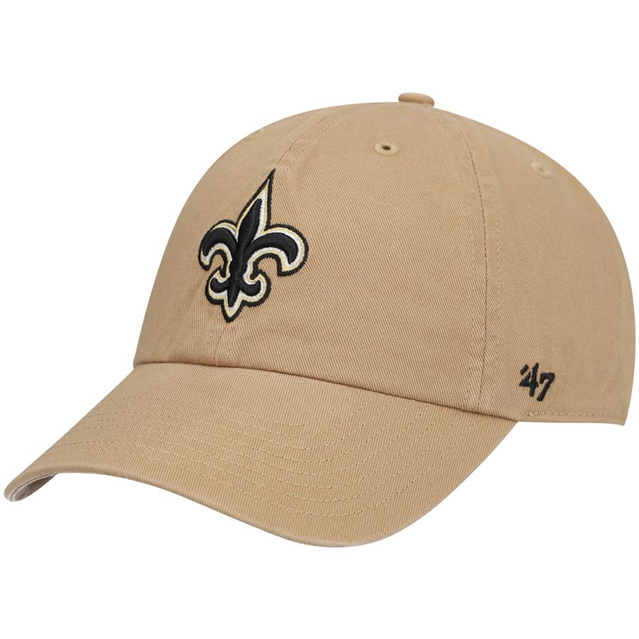 New Orleans Saints '47 Secondary Clean Up Adjustable Hat - Khaki