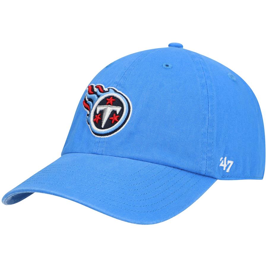 Tennessee Titans '47 Secondary Clean Up Adjustable Hat - Light Blue