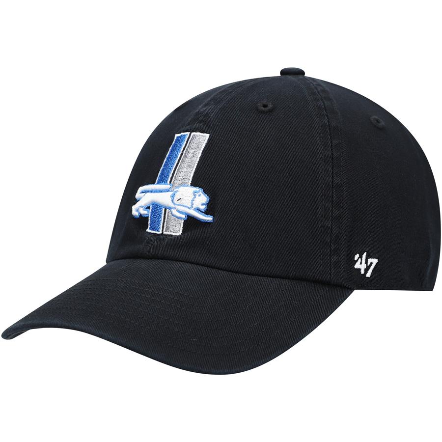 Detroit Lions '47 Clean Up Legacy Adjustable Hat - Black