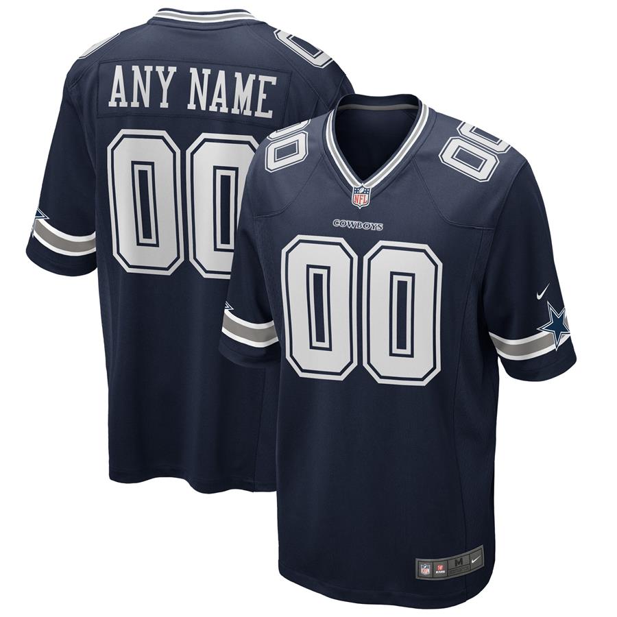 Джерси Dallas Cowboys Nike Custom Game (тёмно-синий)