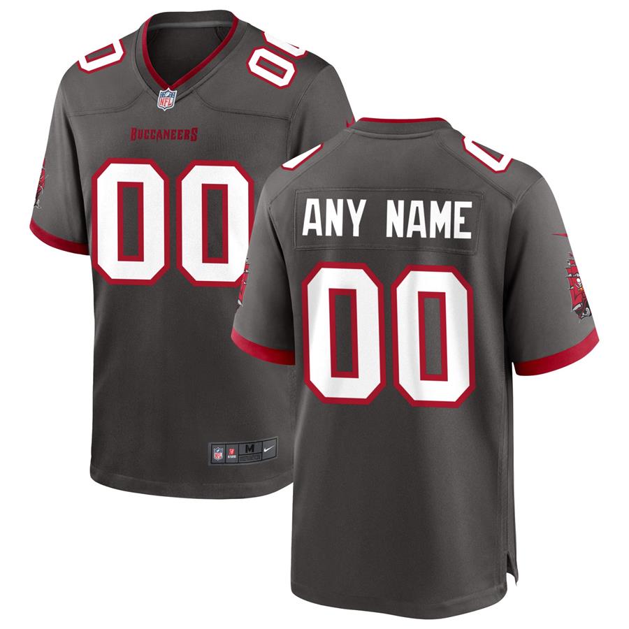 Tampa Bay Buccaneers Nike Alternate Custom Game Jersey - Pewter