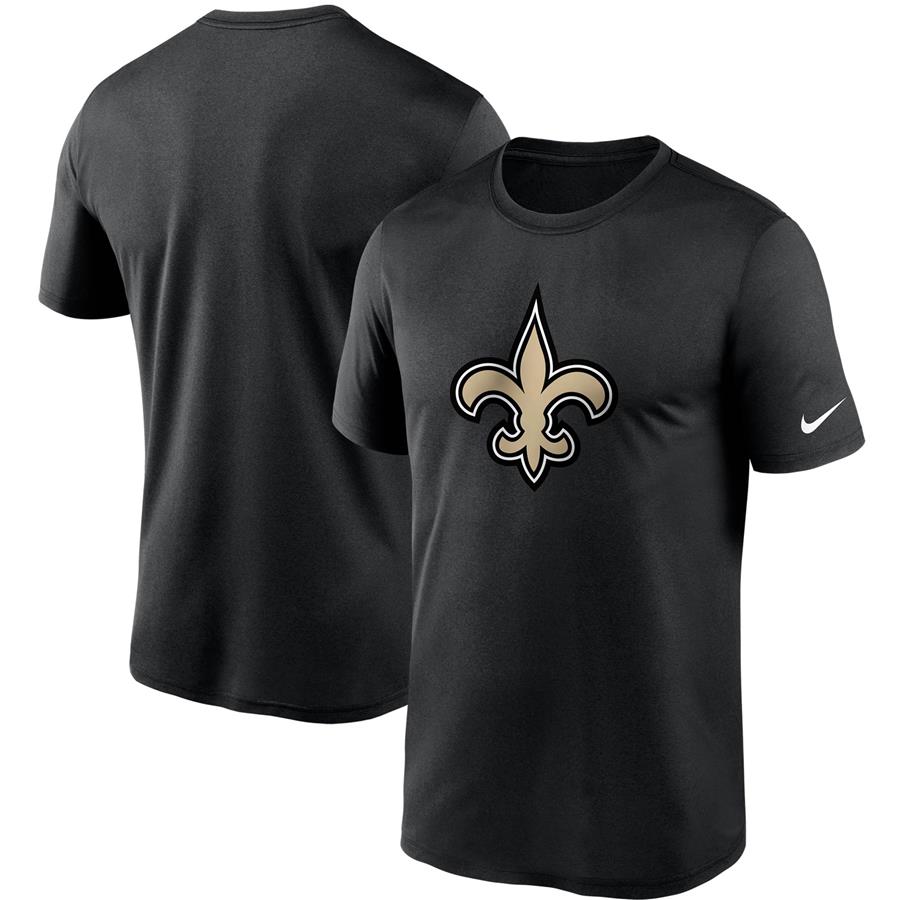 New Orleans Saints Nike Logo Essential Legend Performance T-Shirt - Black