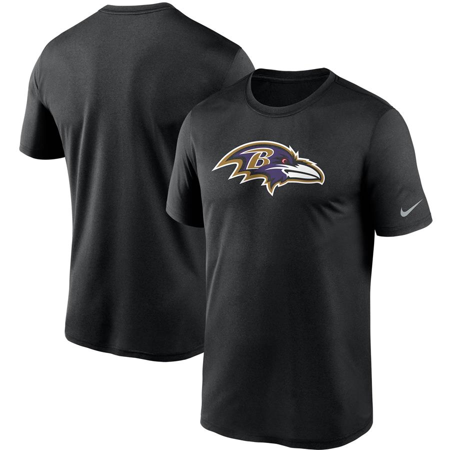 Baltimore Ravens Nike Logo Essential Legend Performance T-Shirt - Black
