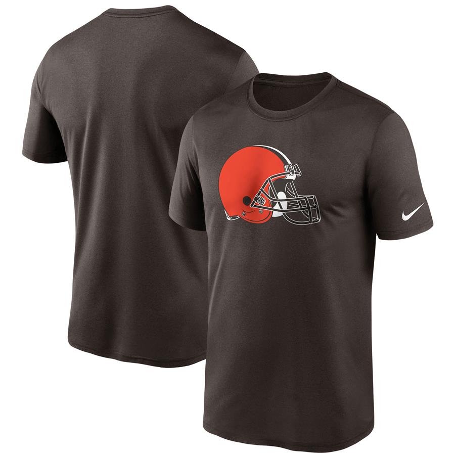 Cleveland Browns Nike Logo Essential Legend Performance T-Shirt - Brown