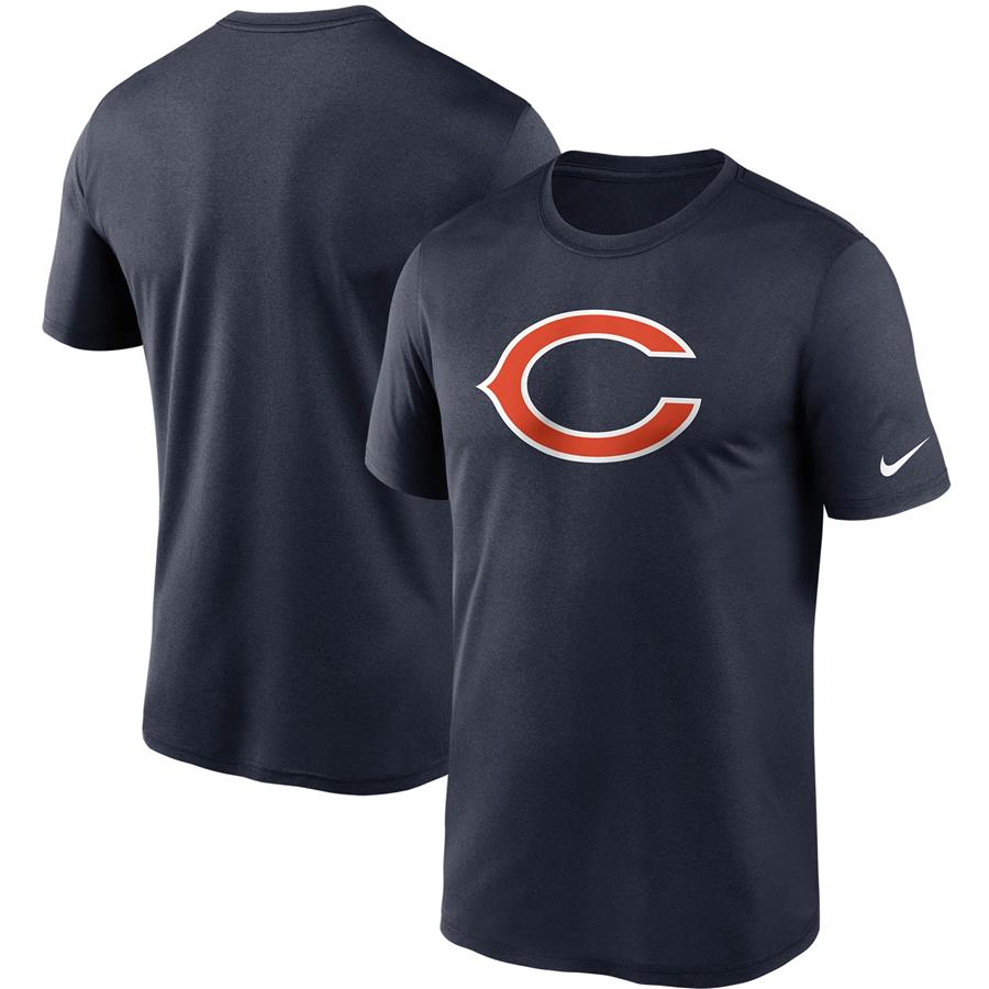 Chicago Bears Nike Logo Essential Legend Performance T-Shirt - Navy