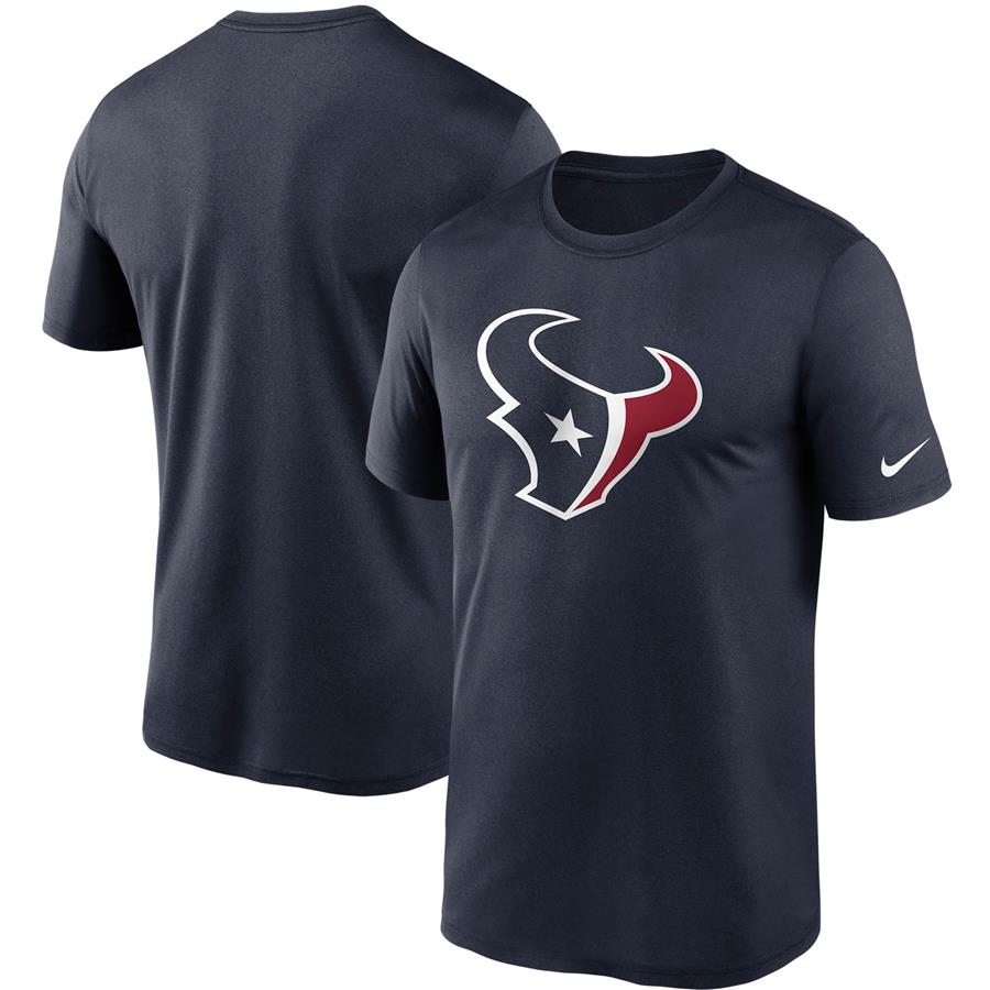 Houston Texans Nike Logo Essential Legend Performance T-Shirt - Navy
