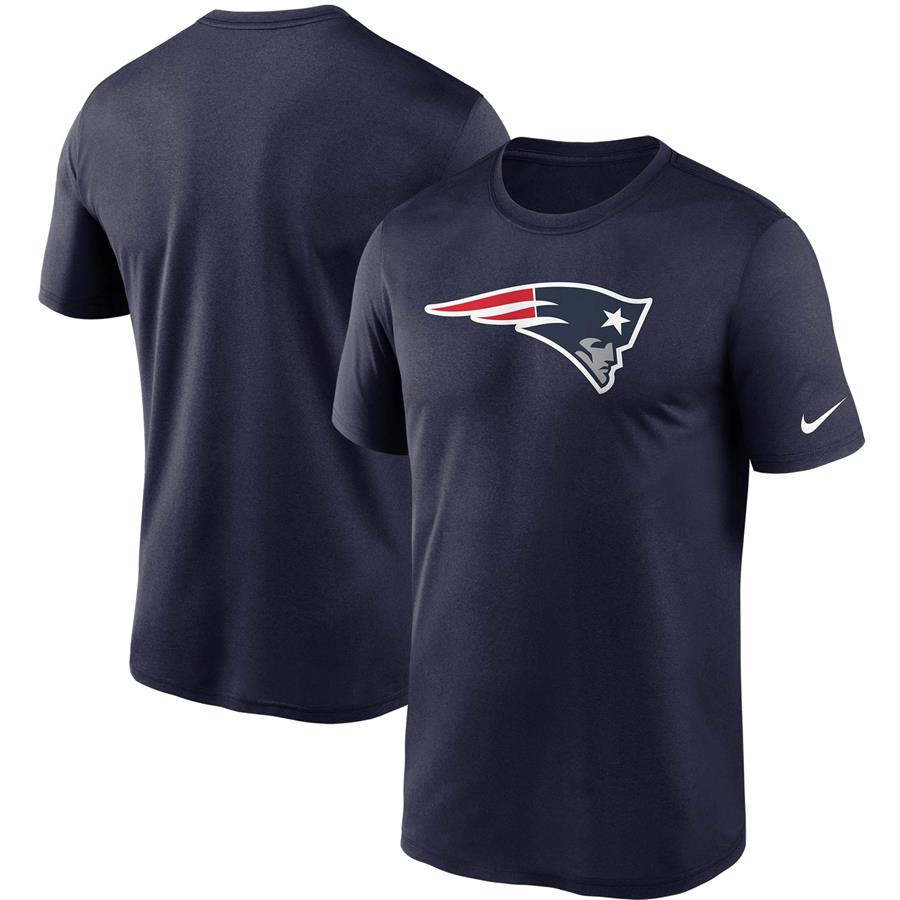 New England Patriots Nike Logo Essential Legend Performance T-Shirt - Navy